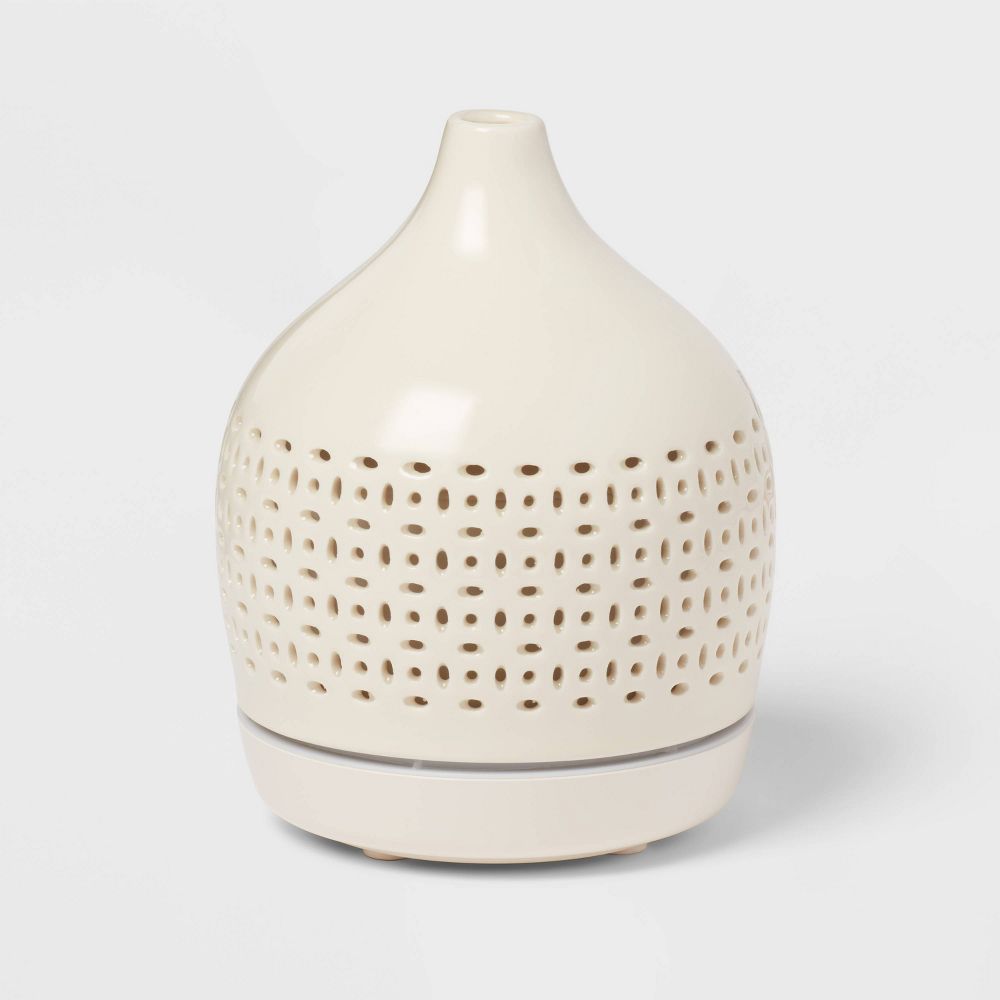 Ceramic Cutout 300ml Large Diffuser White - Threshold: Ultrasonic Aromatic