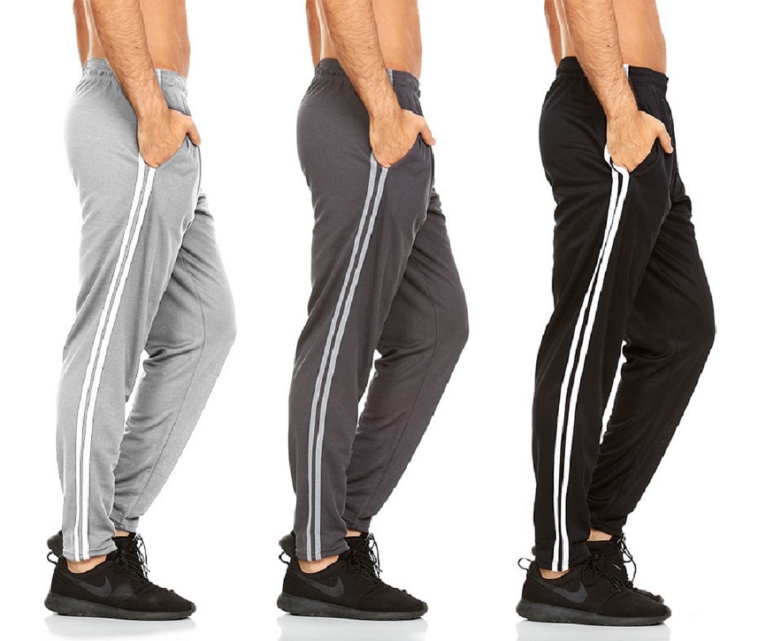 3-Pack Men's Active Joggers with Pockets