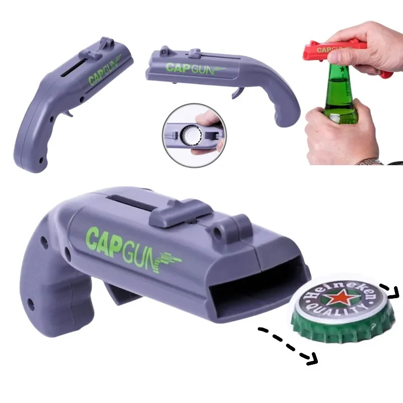 Portable Cap Gun Bottle Opener - Random Color