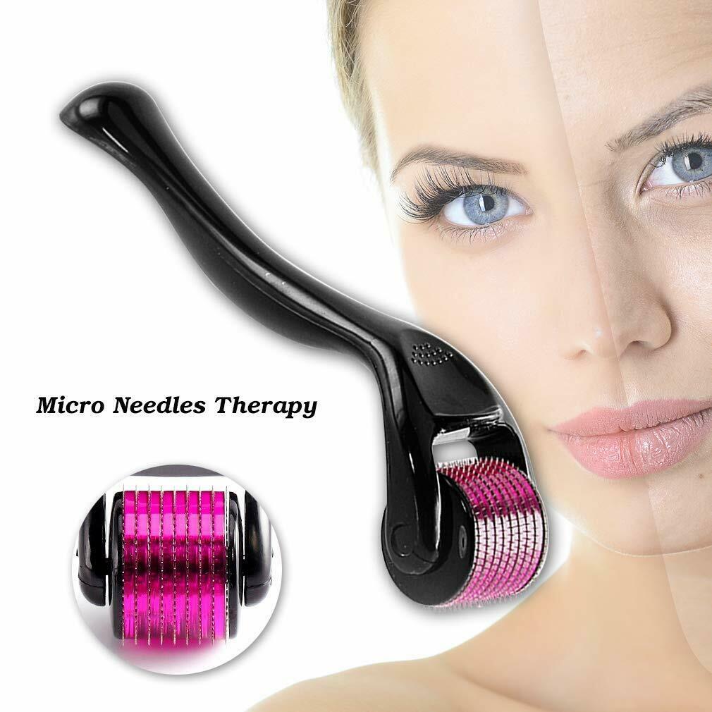 540 Micro-Needle Derma Roller Skin & Hair Care Tool For Hair Beard Regrowth