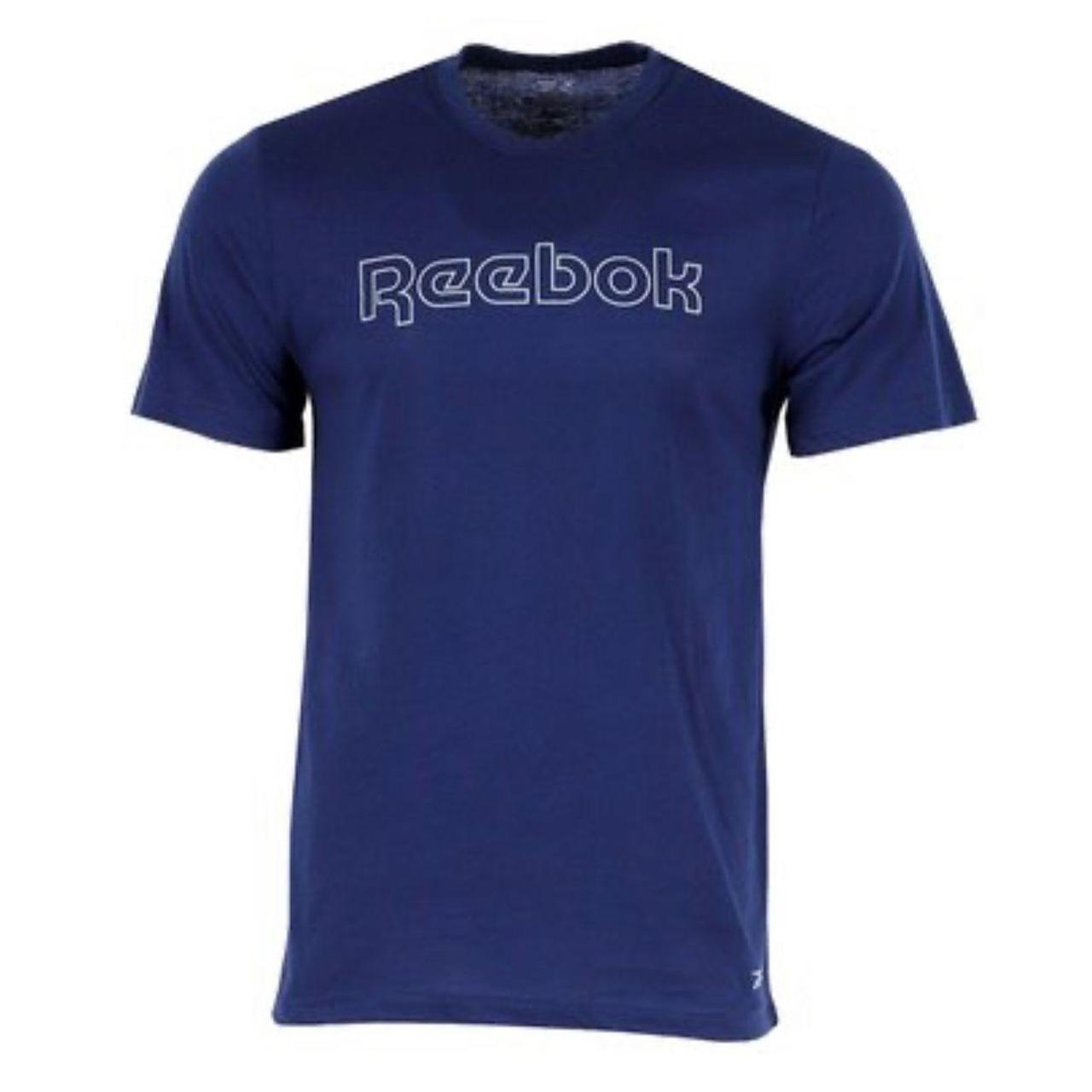 REEBOK MEN'S T-SHIRT - SIZE: MEN M - BLUE