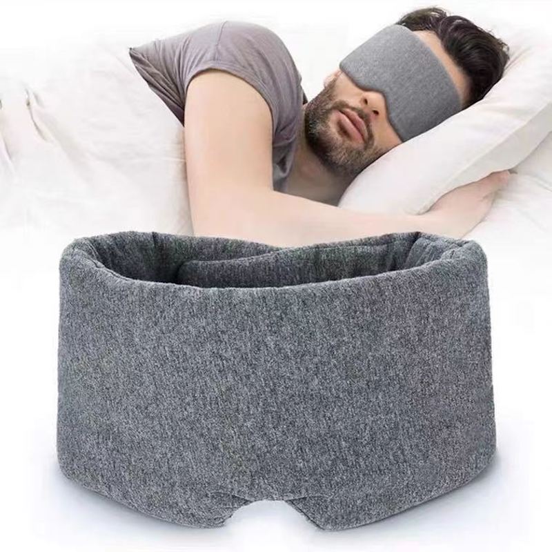 Light Blocking Sleeping Eye Mask Travel Eye Mask Sleep Soft Padded Shade Cover Relax Sleeping Aid Blindfold - 3 Colors