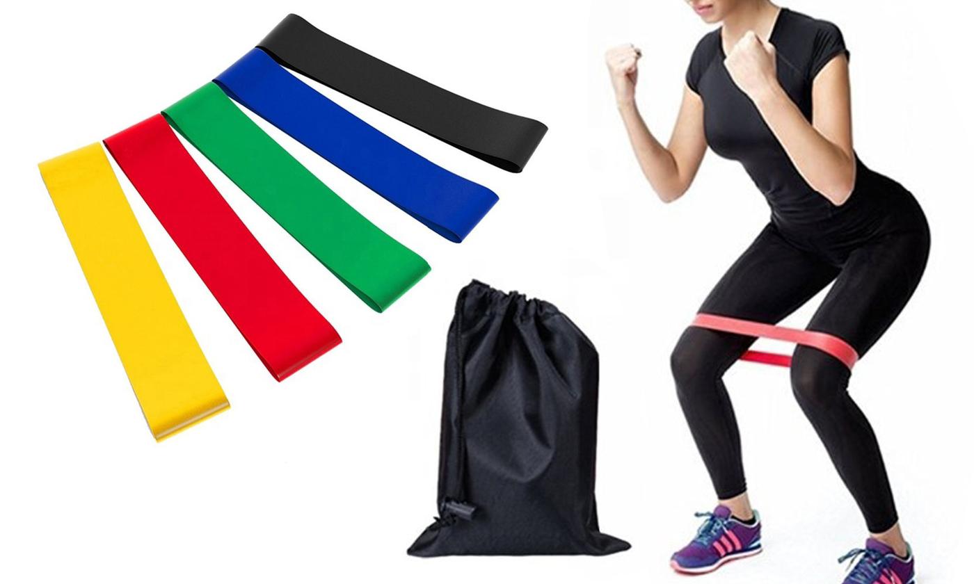 6-Piece Resistance Exercise Band Set