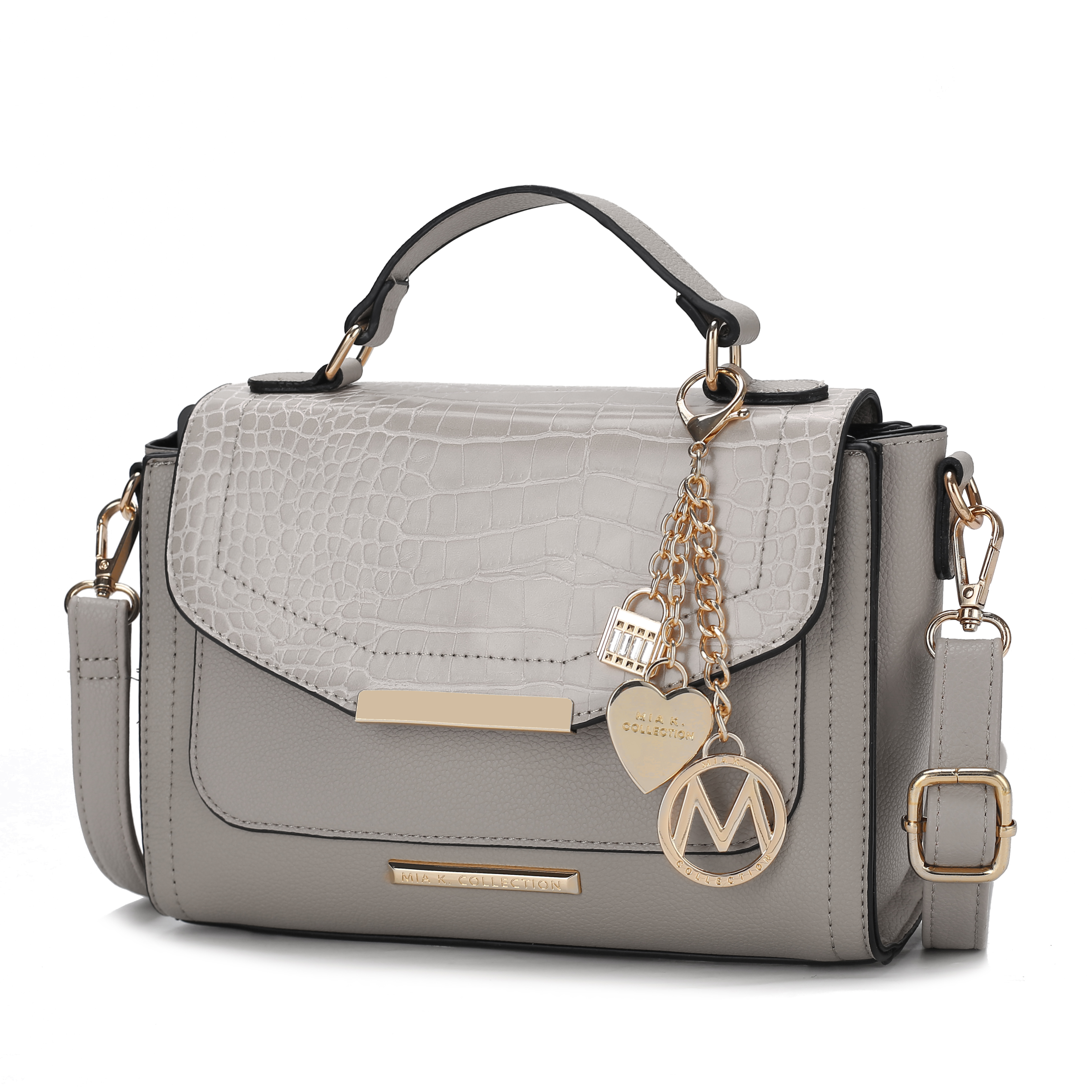 MKF Collection Sylvie Croco Embossed Vegan Leather Women’s Shoulder by Mia K