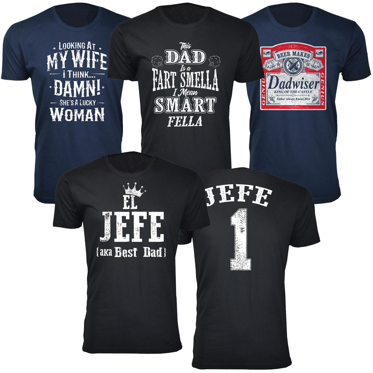 Men's Father's Day Blessed Dad Ever T-Shirts