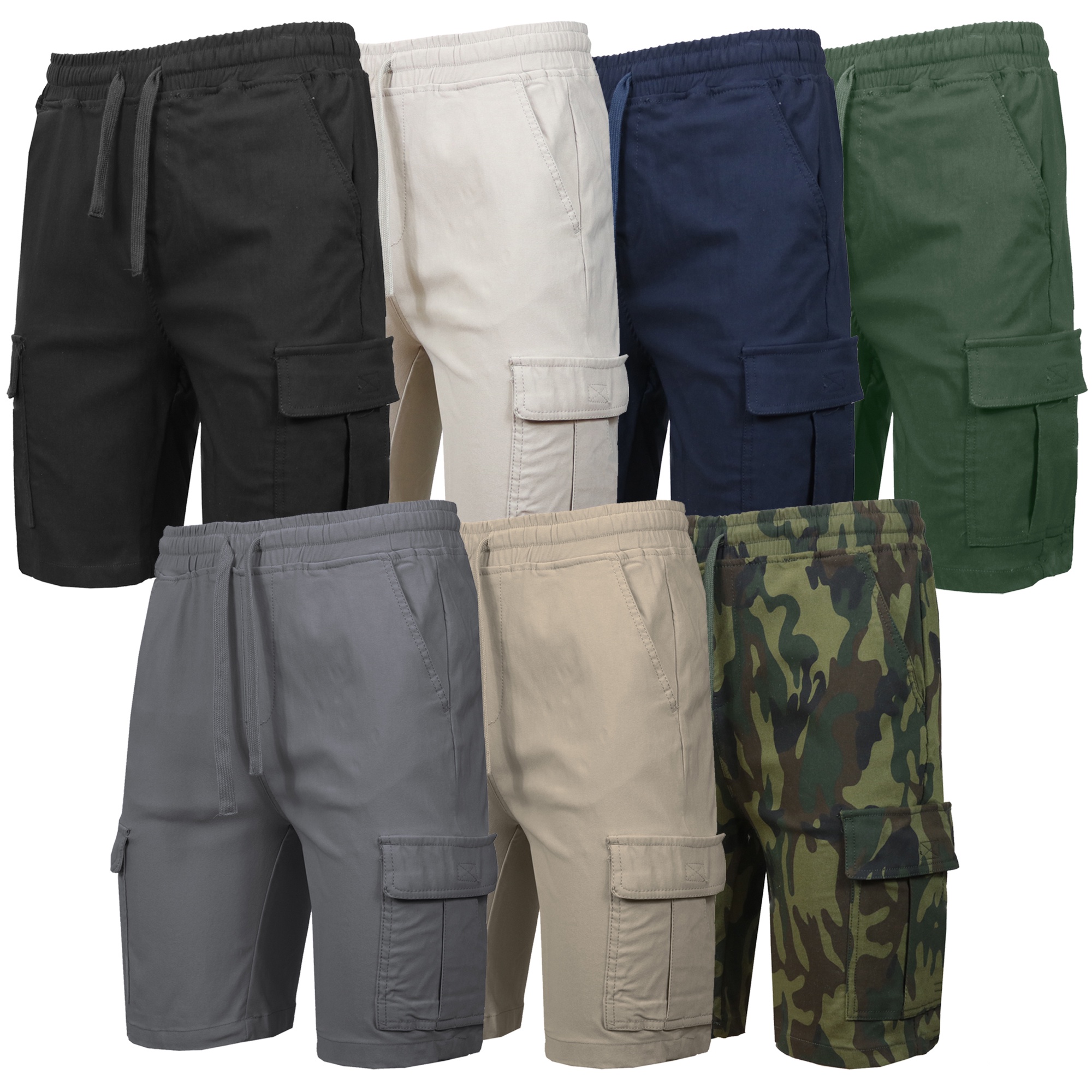 Men’s 3-Pack Everyday Explorer Shorts – Ultra-Flex Comfort with Smart Utility Design