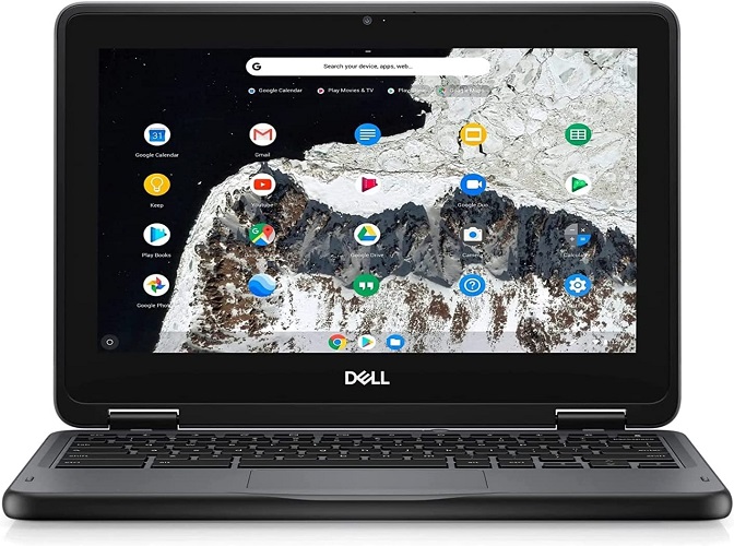 Refurbished Dell 11.6" Chromebook 3100 (16GB or 32GB) - Black