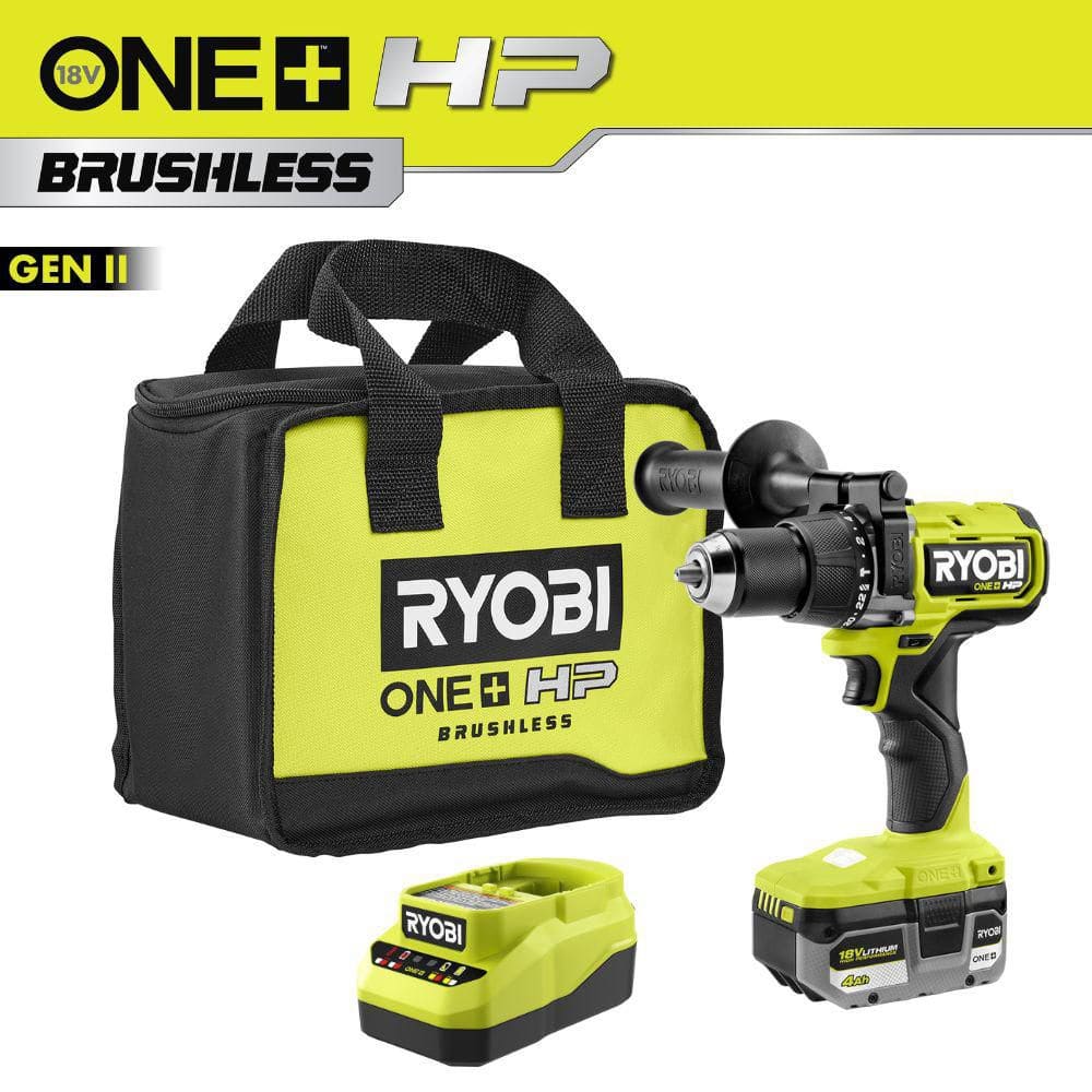 ONE+ HP 18V Brushless Cordless 1/2 in. Hammer Drill Kit 4.0 Ah HIGH PERFORM