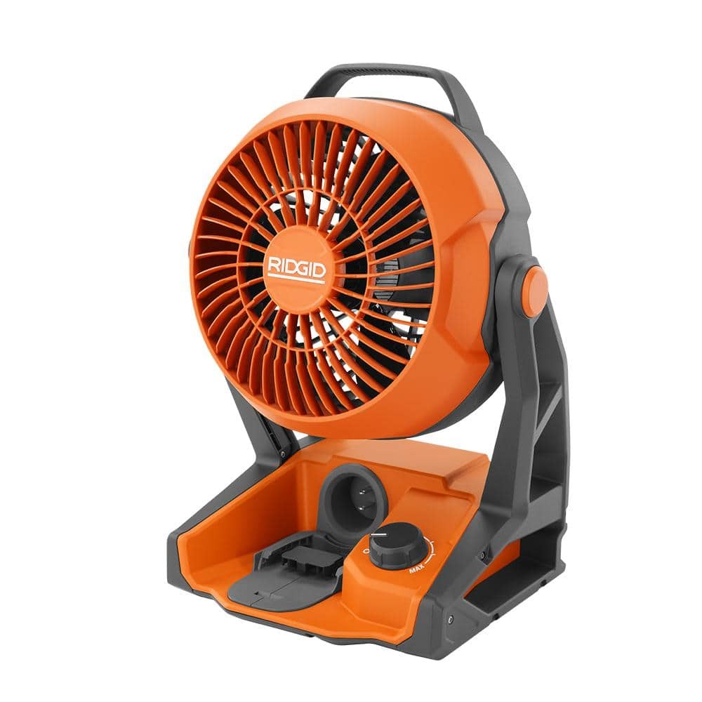 RIDGID 18V Cordless Hybrid Jobsite Fan (Tool Only)