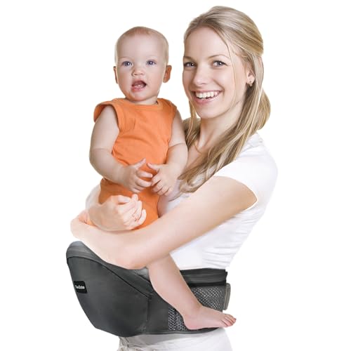 Baby Hip Carrier Doctor Recommended,Baby Waist Carrier Hip Seat - Gray
