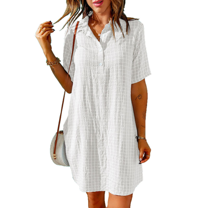 Women Boho Summer Side Split Deep V Neck Short Sleeved Maxi Dress