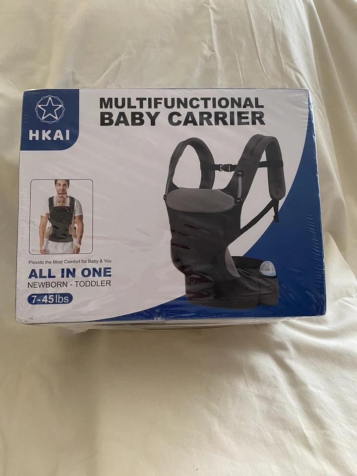 HKAI MULTIFUNCTIONAL BABY CARRIER - GRAY/BLACK/WHITE