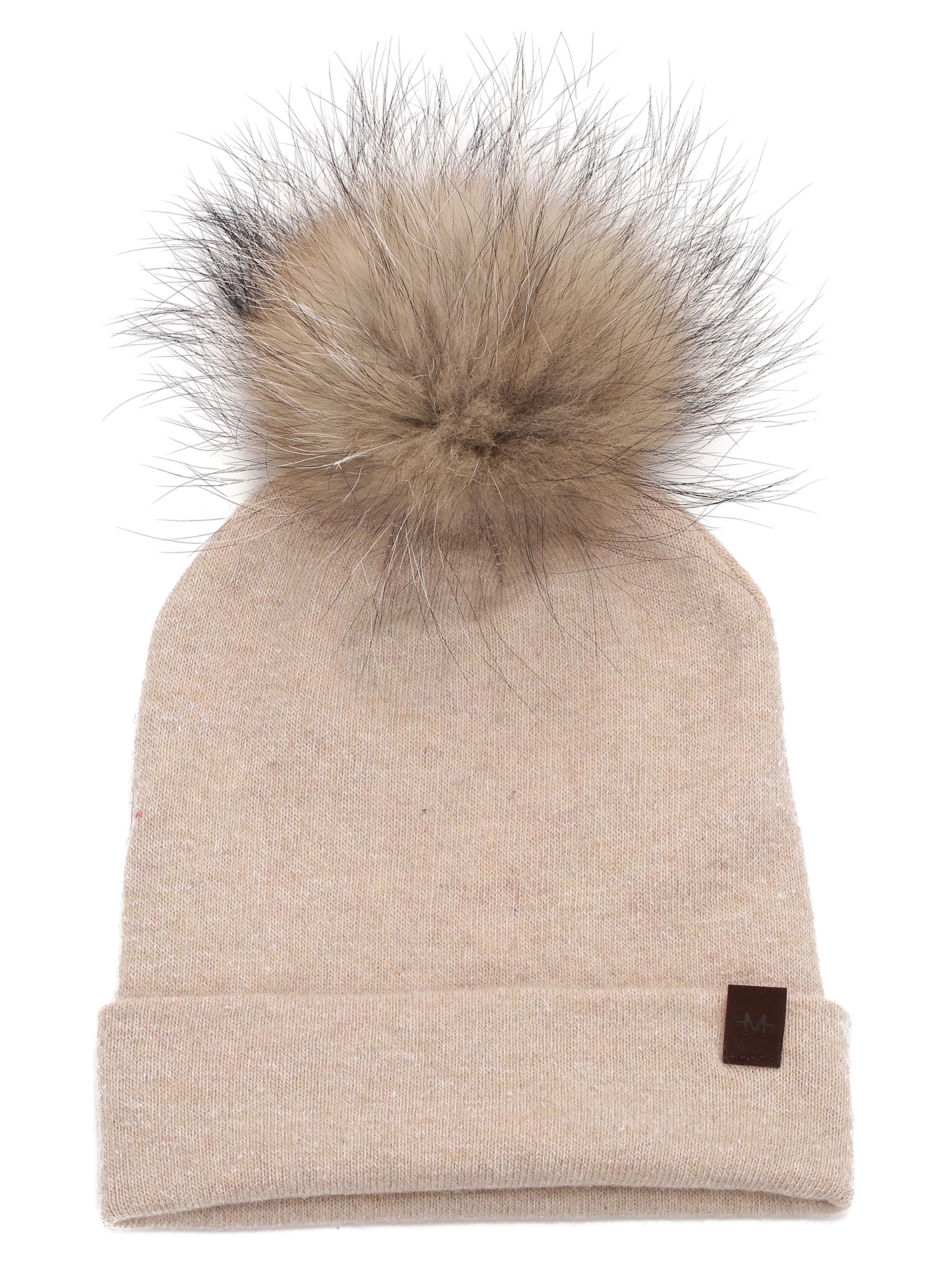 Women's Beanie Hat with Pompom