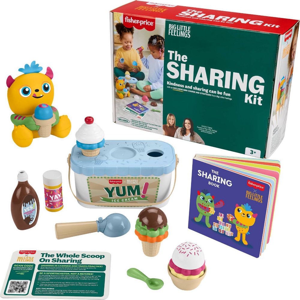 Fisher-Price Big Little Feelings Sharing Kit: Set of Toys & Tips for Toddle