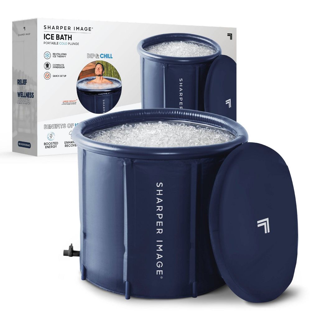 Sharper Image Ice Bath Portable 31.5" Inflatable Pool - 2 Colors