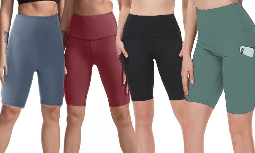 Yoga Shorts with Pockets