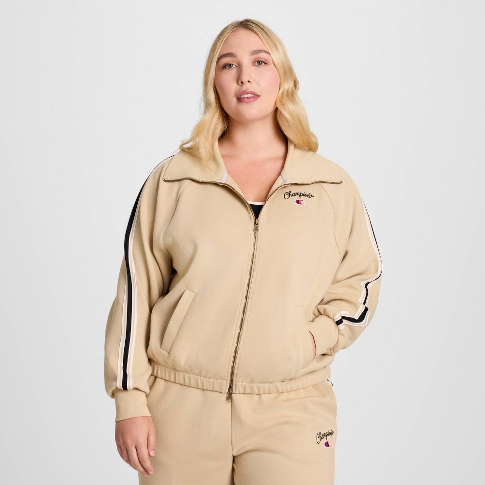 Champion Women's Game Day Full Zip Mock Neck Top