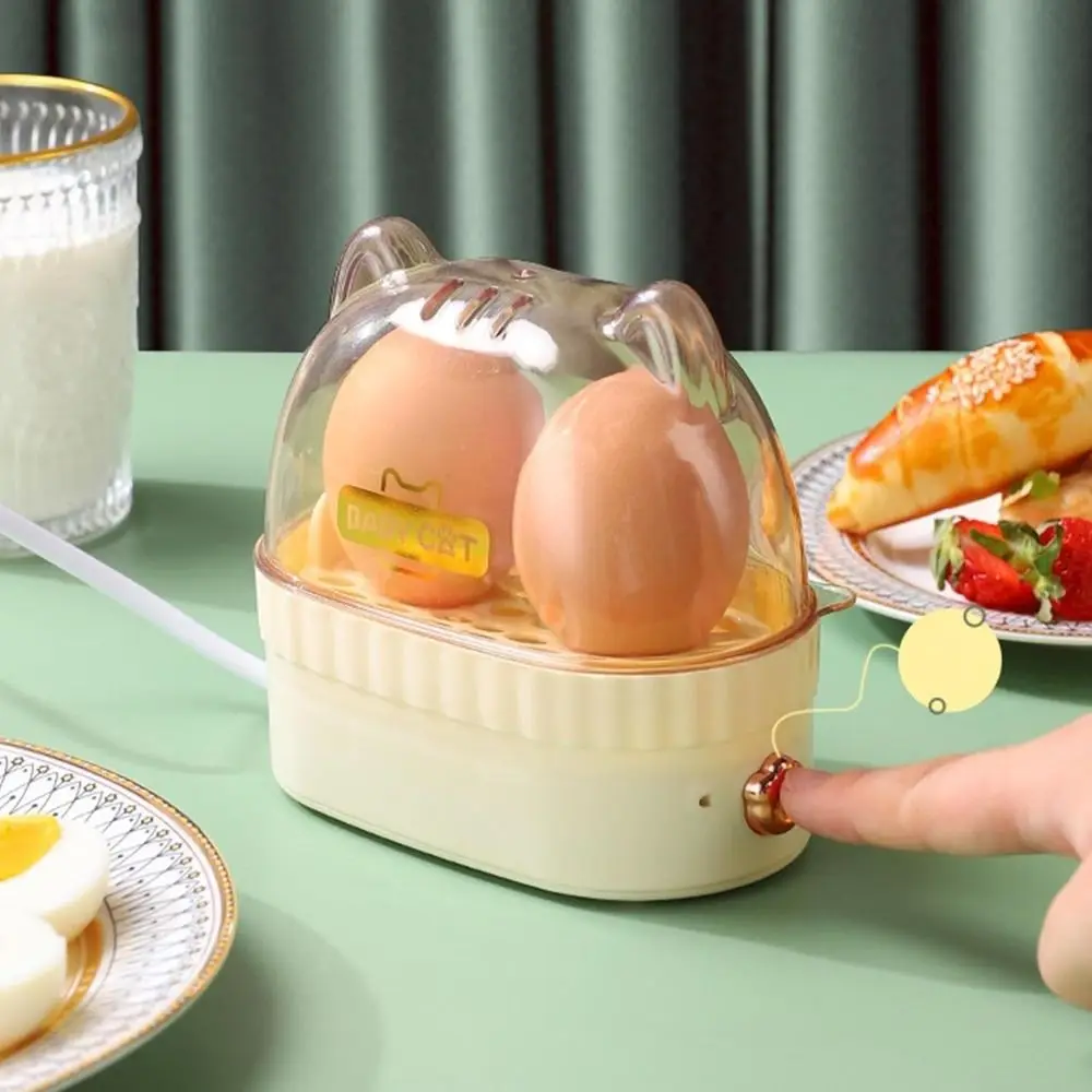 Egg Boiler Machine Electric Hard Boiled Egg Maker Safe Using Egg Boiler Machine Steamer with Timer Off