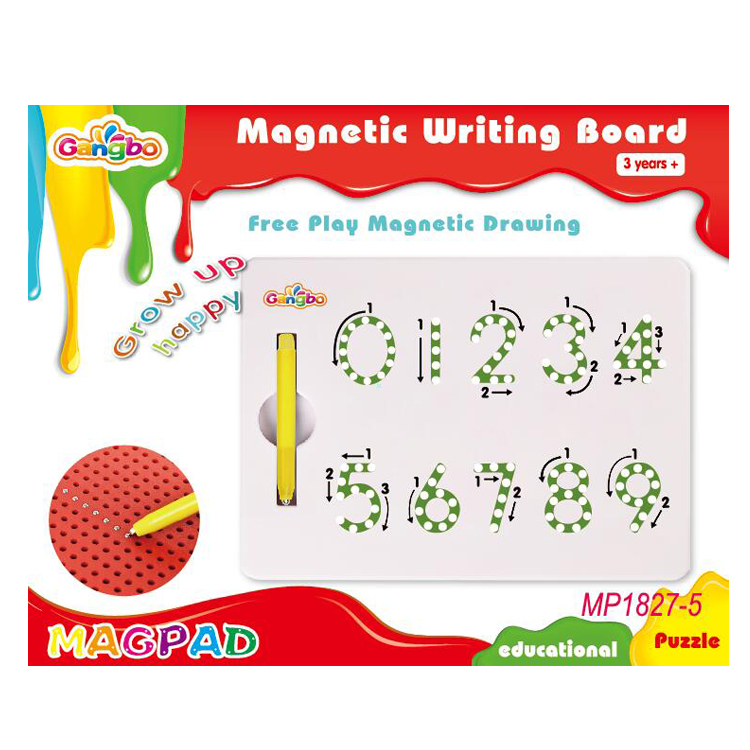 MAGNETIC NUMBERS TABLET/BOARD WITH STYLUS PEN