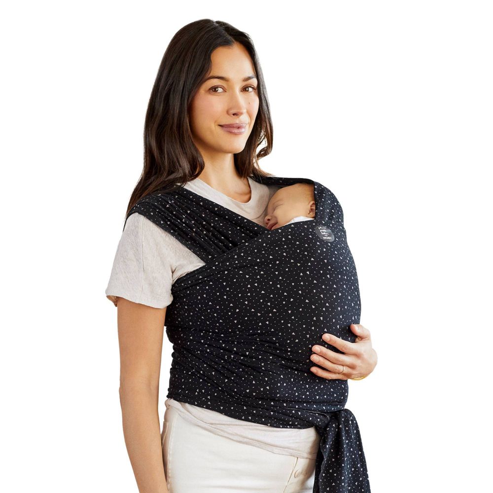 Moby Petunia Pickle Bottom Wrap Baby Carrier - Newborn & Up - Terrazzo Blac