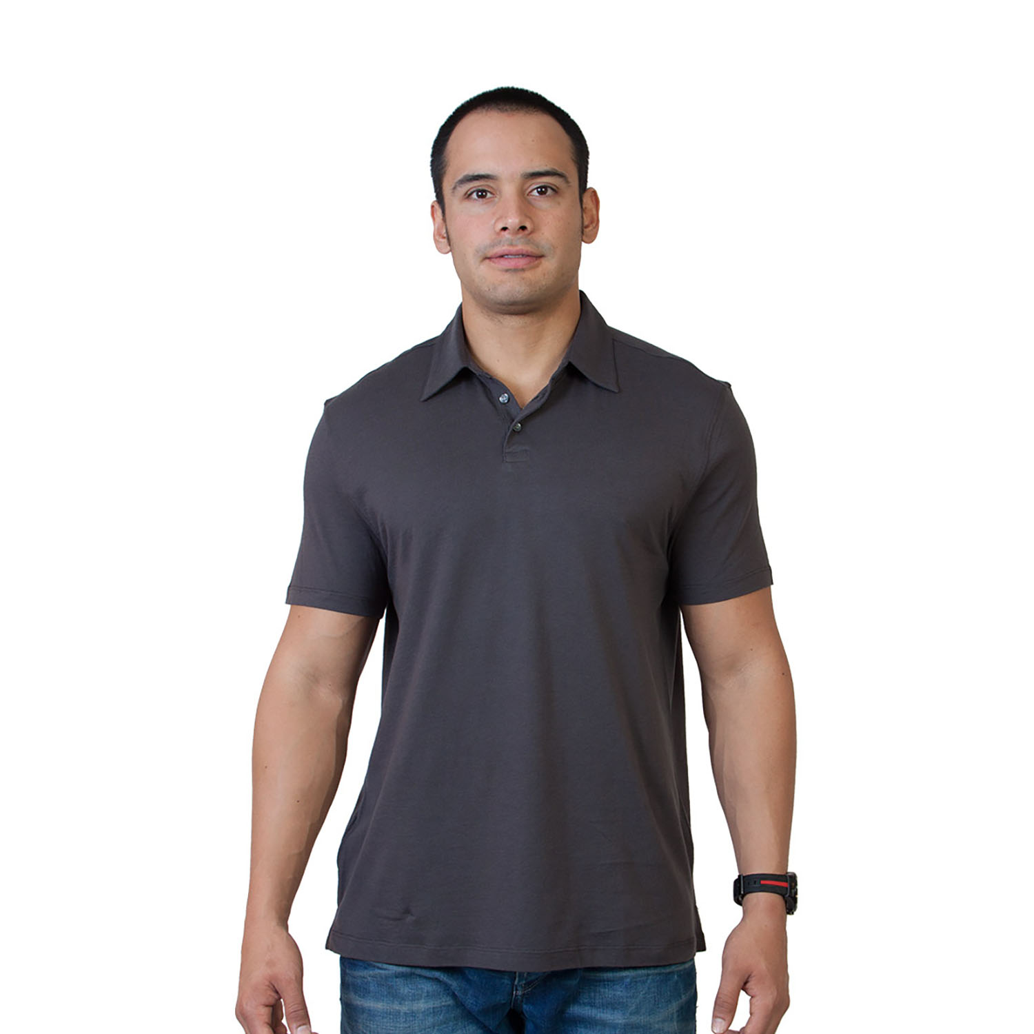 golf shirt no collar