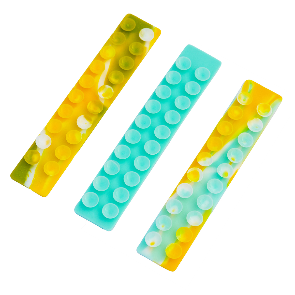 3-Pack Link 6.5 inch Suction Pop It Bracelet Fidget Toy