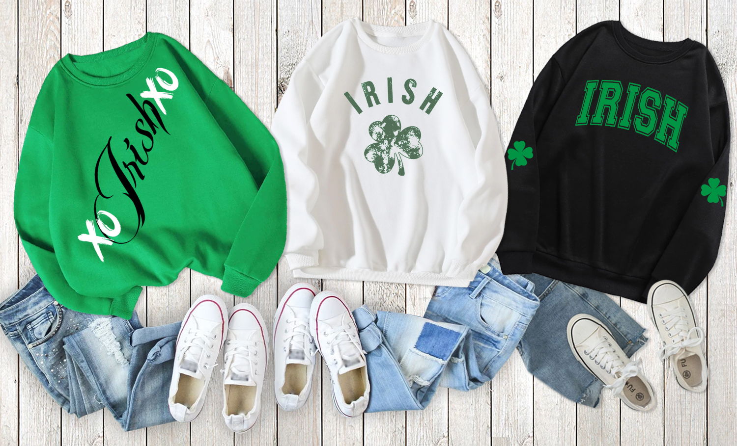 Women Irish Love St. Patrick's Day Sweatshirt