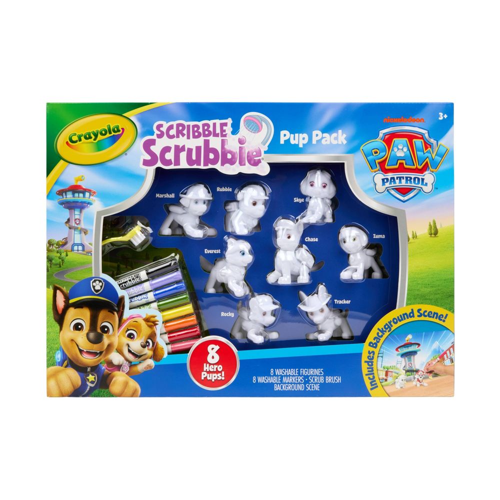 8-Count Crayola Scribble Scrubbie PAW Patrol Pup Pack