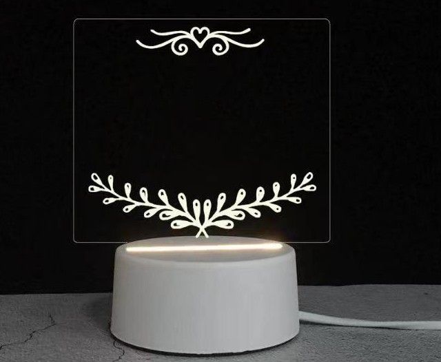 LED Note Board Light w/ Dry Erase Pen