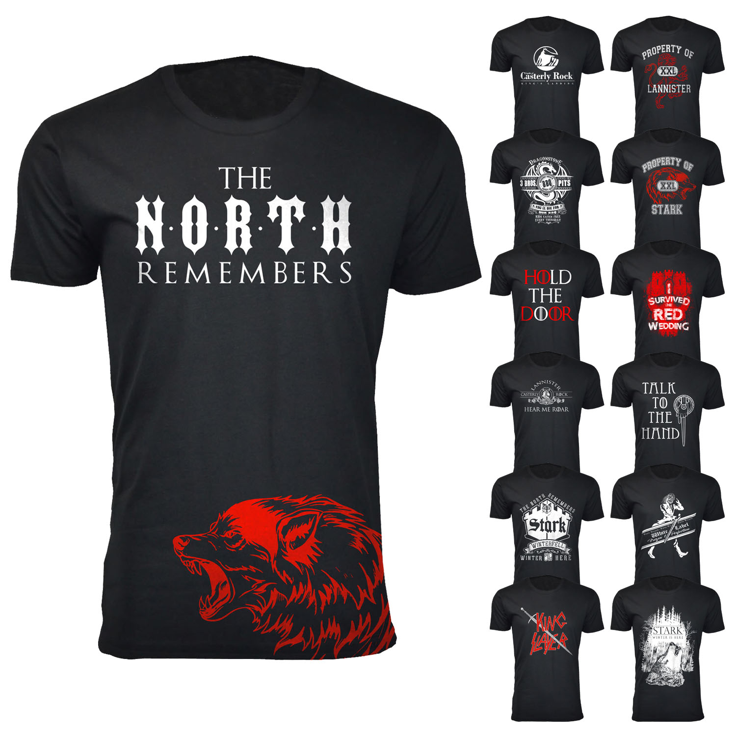 Men's Thrones and Dragon's T-Shirts