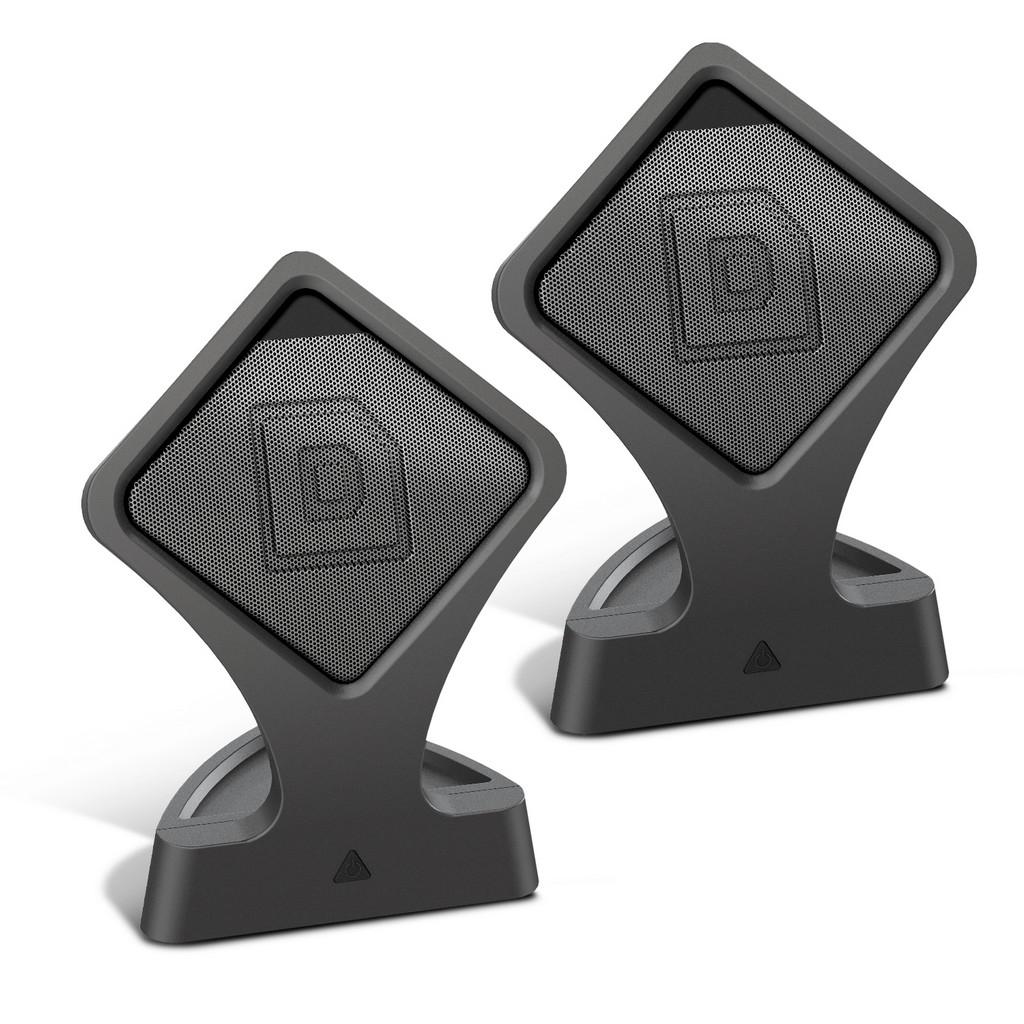 2-Pack: Delton Portable True Wireless Bluetooth Speaker With Built-In Mic