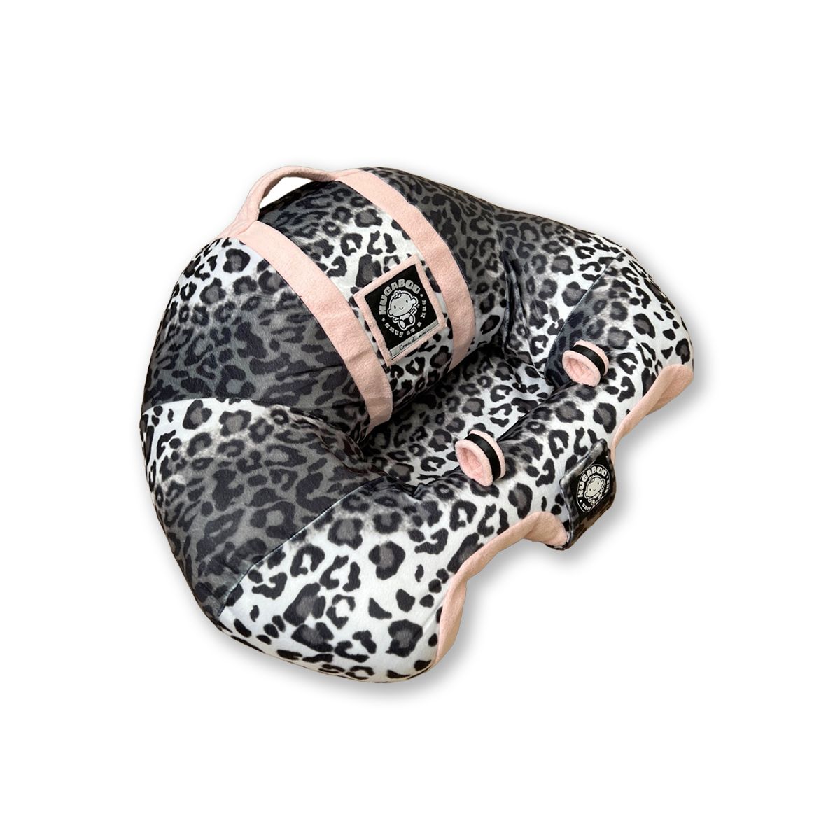 HUGABOO INFANT SITTING CHAIR - PINK/SNOW LEOPARD