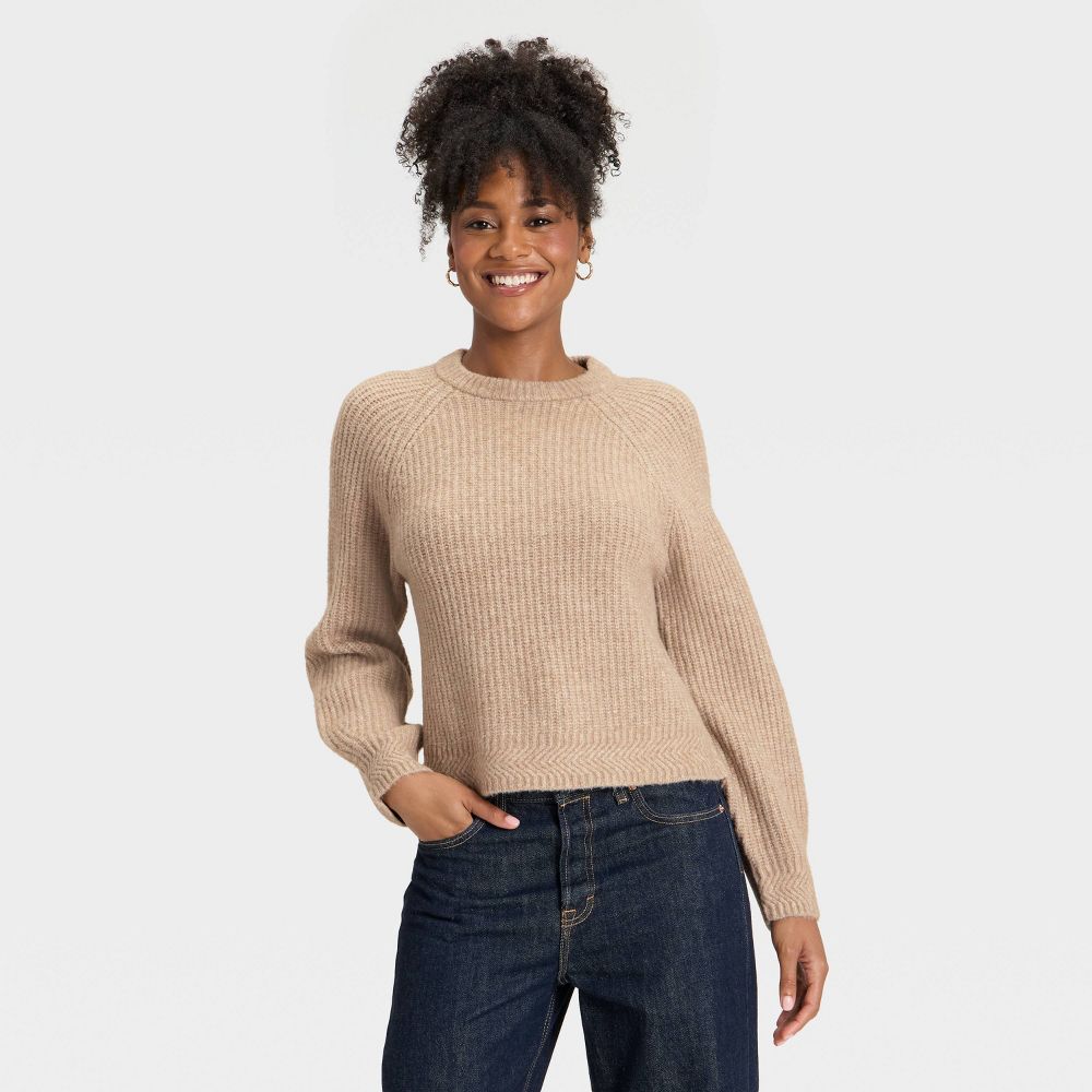 Women's Cozy Knit Crewneck Pullover Sweater - Universal