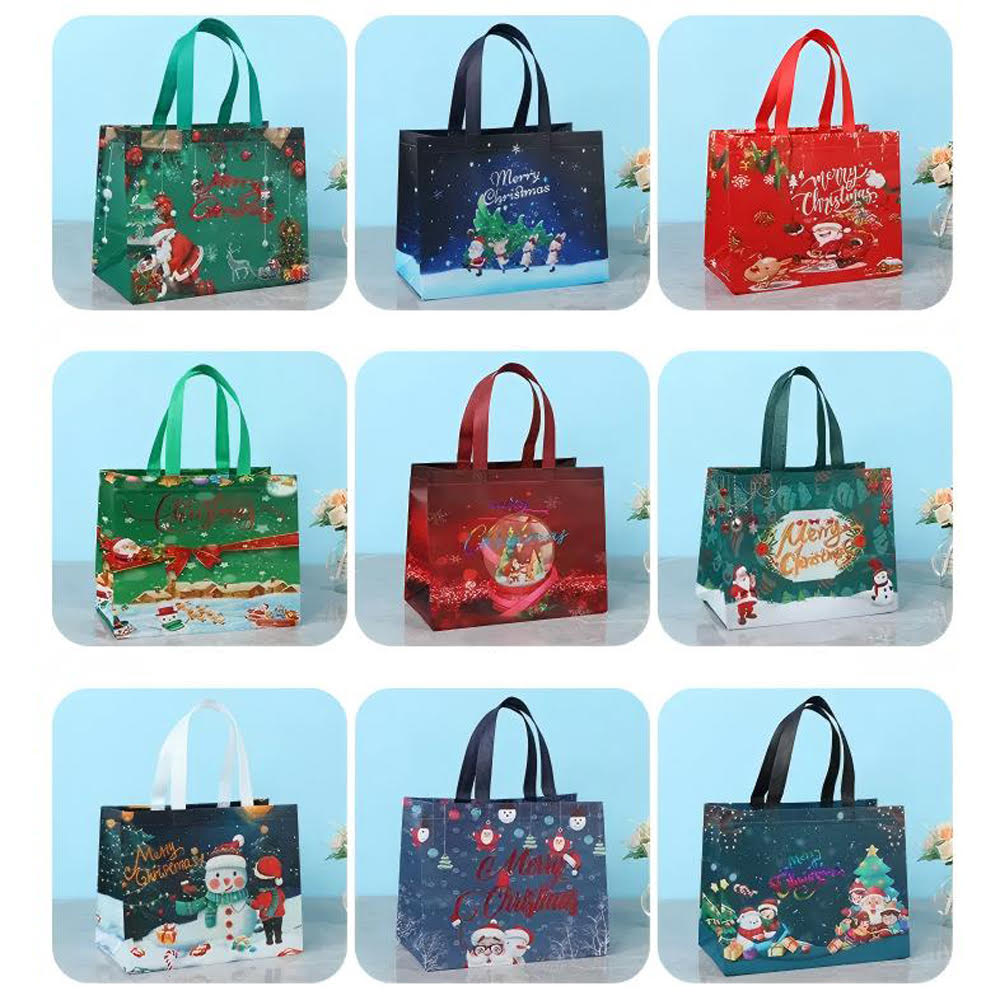 9-Pack Christmas Gift Bags