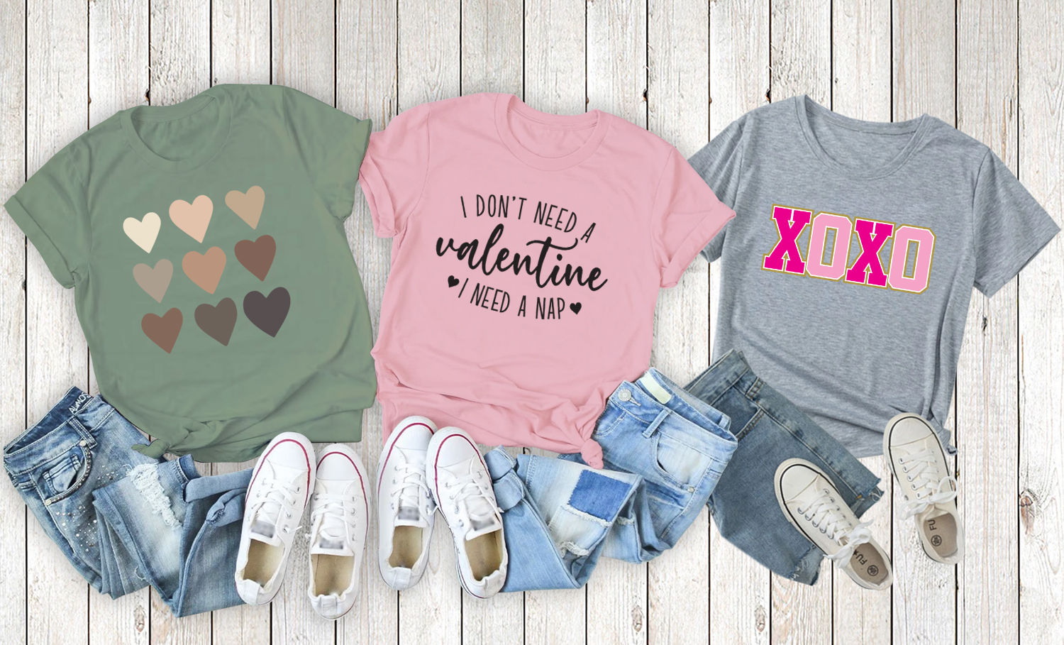 Women The One Who Loves Valentine's Day T-Shirt
