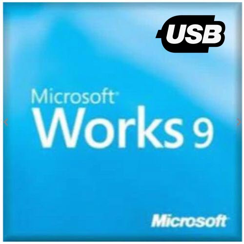 Microsoft Works 9 USB For Windows 11 & 10
