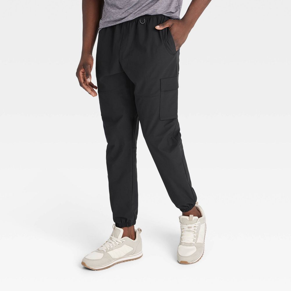 All In Motion Men's Utility Cargo Joggers Gym Pants Quick Drying
