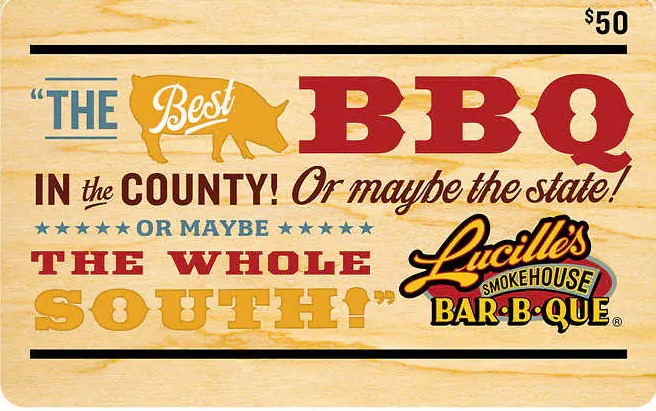 Lucille's Smokehouse Bar-B-Que - $50 eGift Card [Digital Delivery]