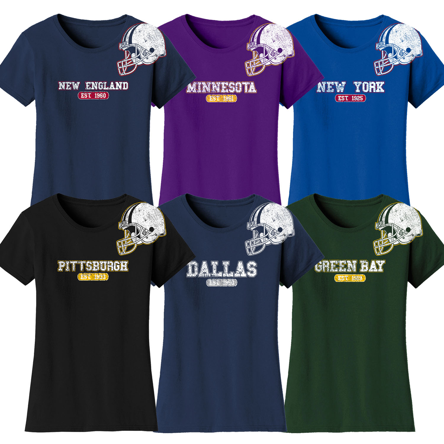 Women's Awesome Football Helmet T-Shirts