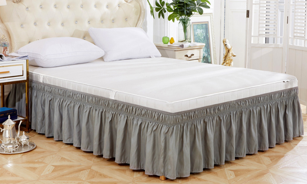 Wrap Around Ruffled Bed Skirt