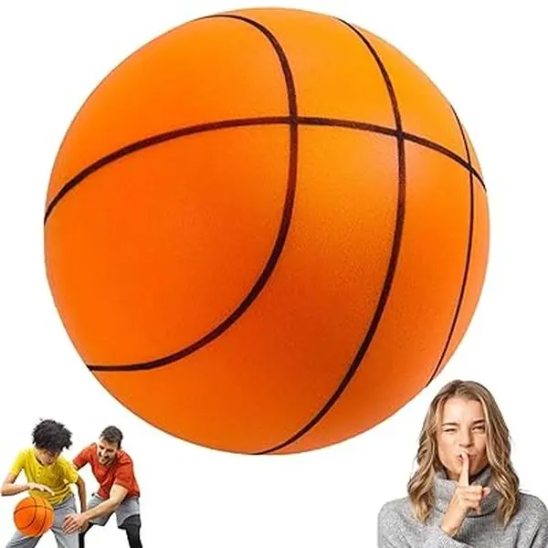 Silent Basketball Size 7 – Noiseless Soft Foam Ball for Kids & Youth