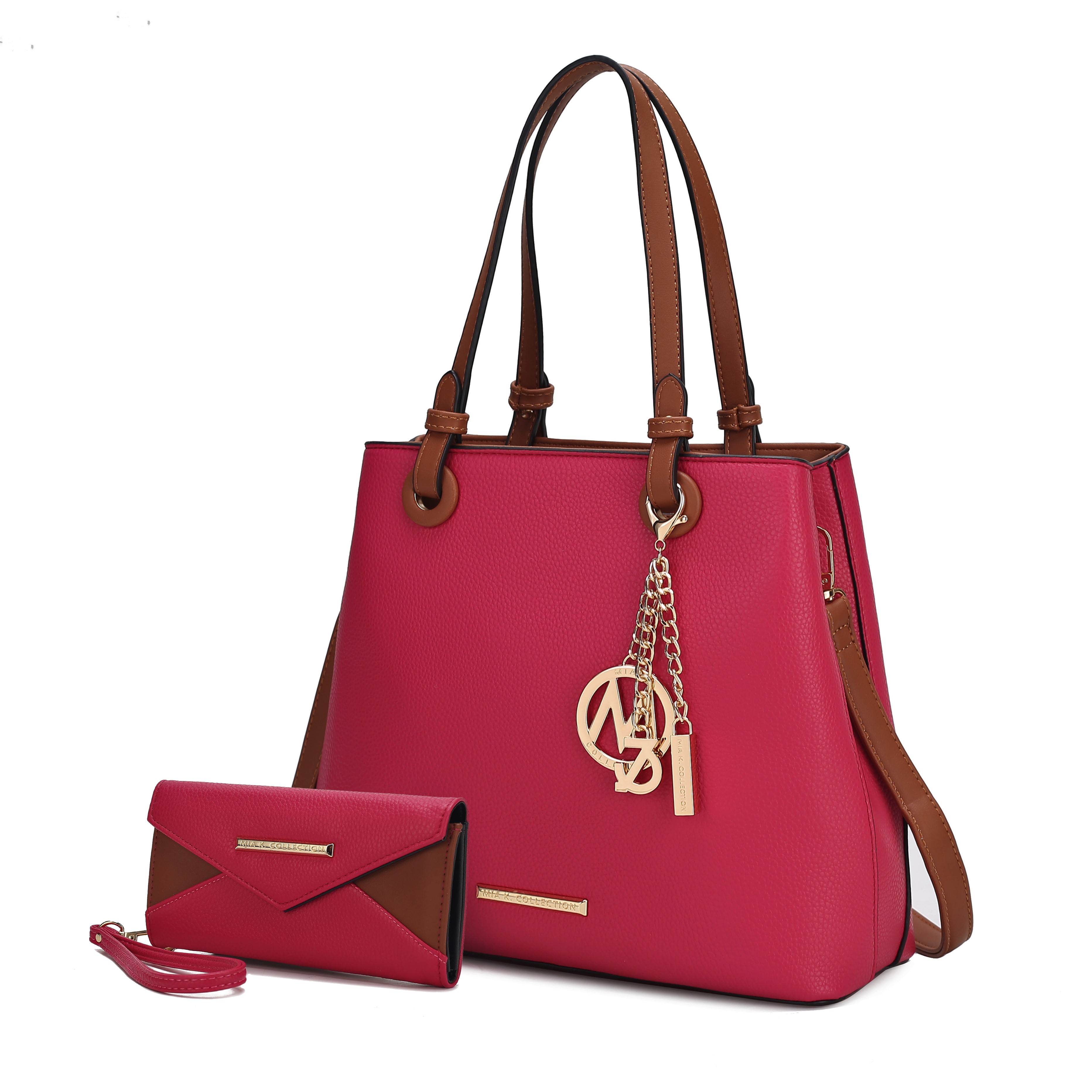 MKF Collection Kearny Women’s Tote Bag with Wallet by Mia K- 2 pieces