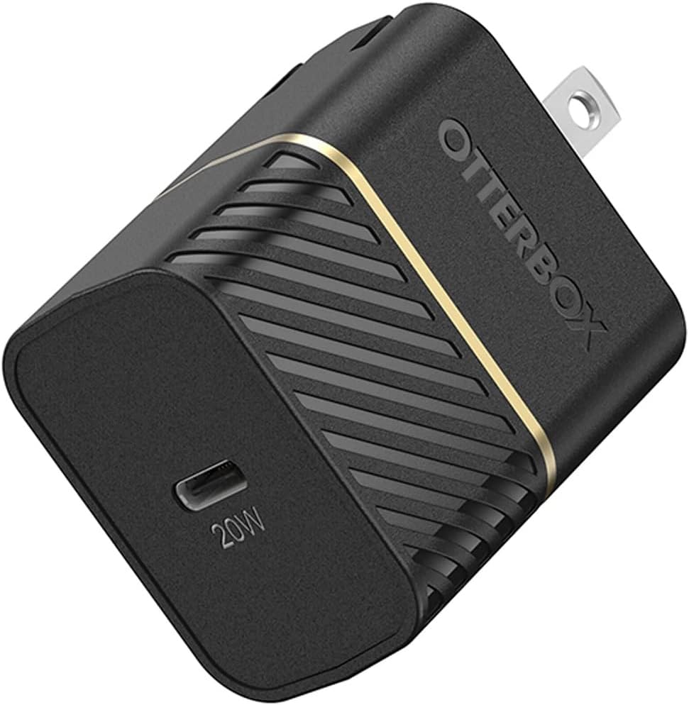 OtterBox Fast Charge USB-C Wall Charger - 20W Single Port - Black