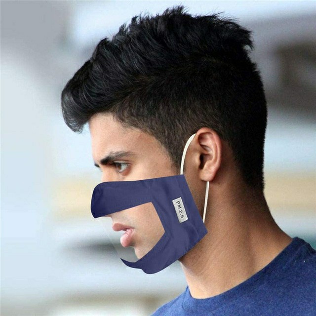 2-Pack Clear Face Mask