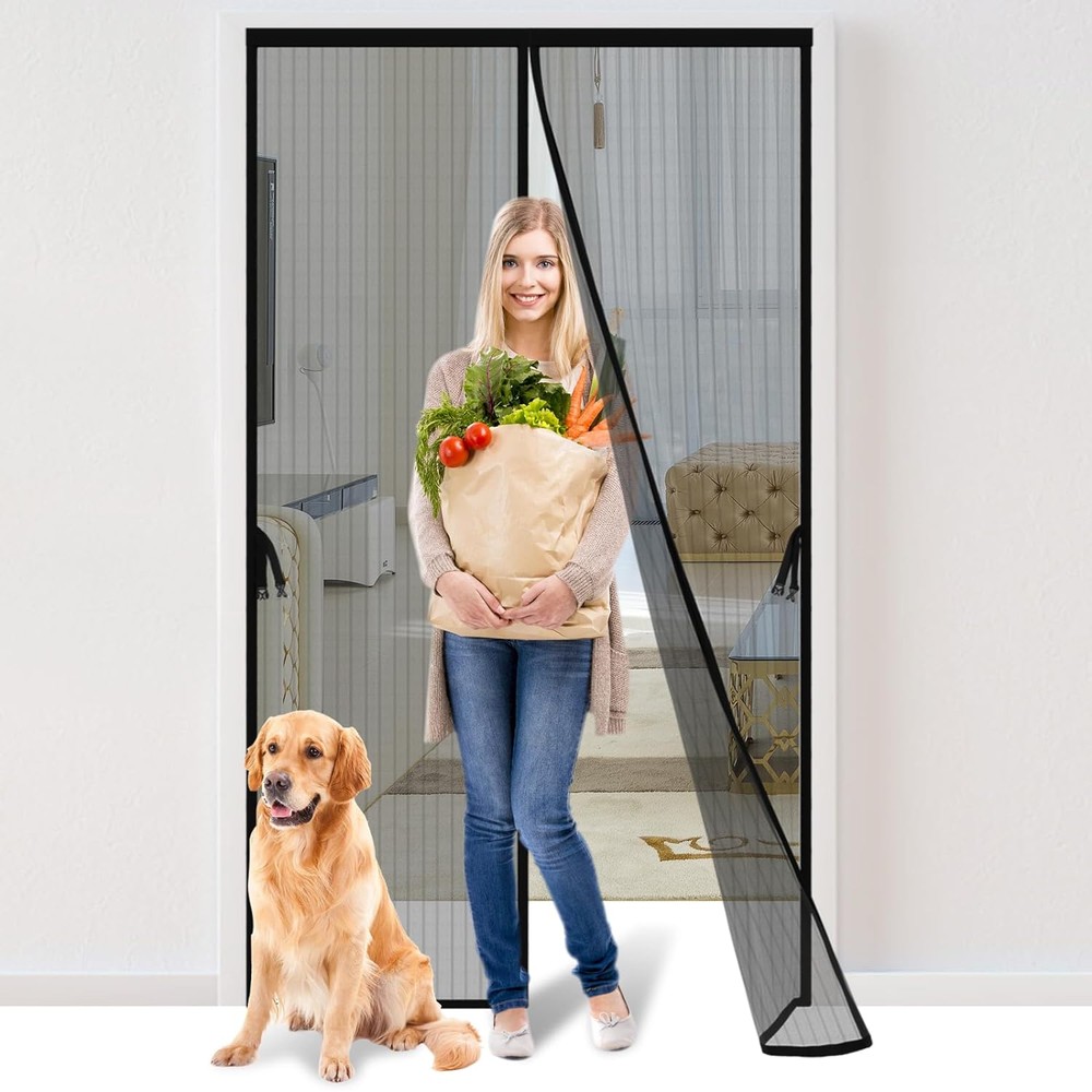 Magnetic Screen Door Curtain Anti Mosquito Insect Fly Bug