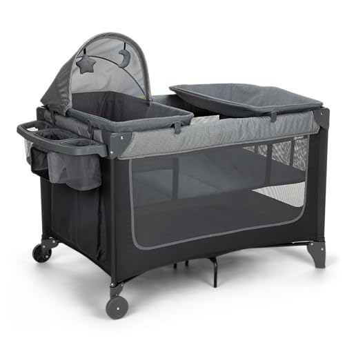 SAFETY 1ST 4-IN-1 PORTABLE PLAY YARD WITH BASSINET, NAPPER, CHANGER, PY465HNS