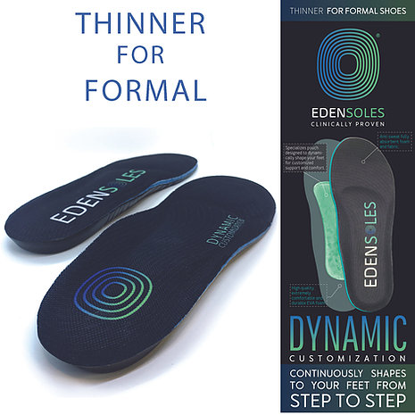 Edensoles - Shoe Insoles - Dynamic Customization Insoles Only inserts That Shape to Your Feet Step by Step