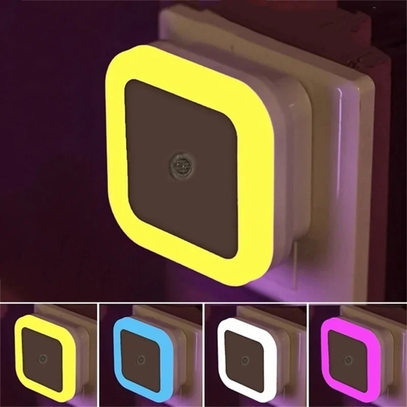 Wireless LED Night Light Sensor Lighting Mini US Plug Night Lights For Children Room