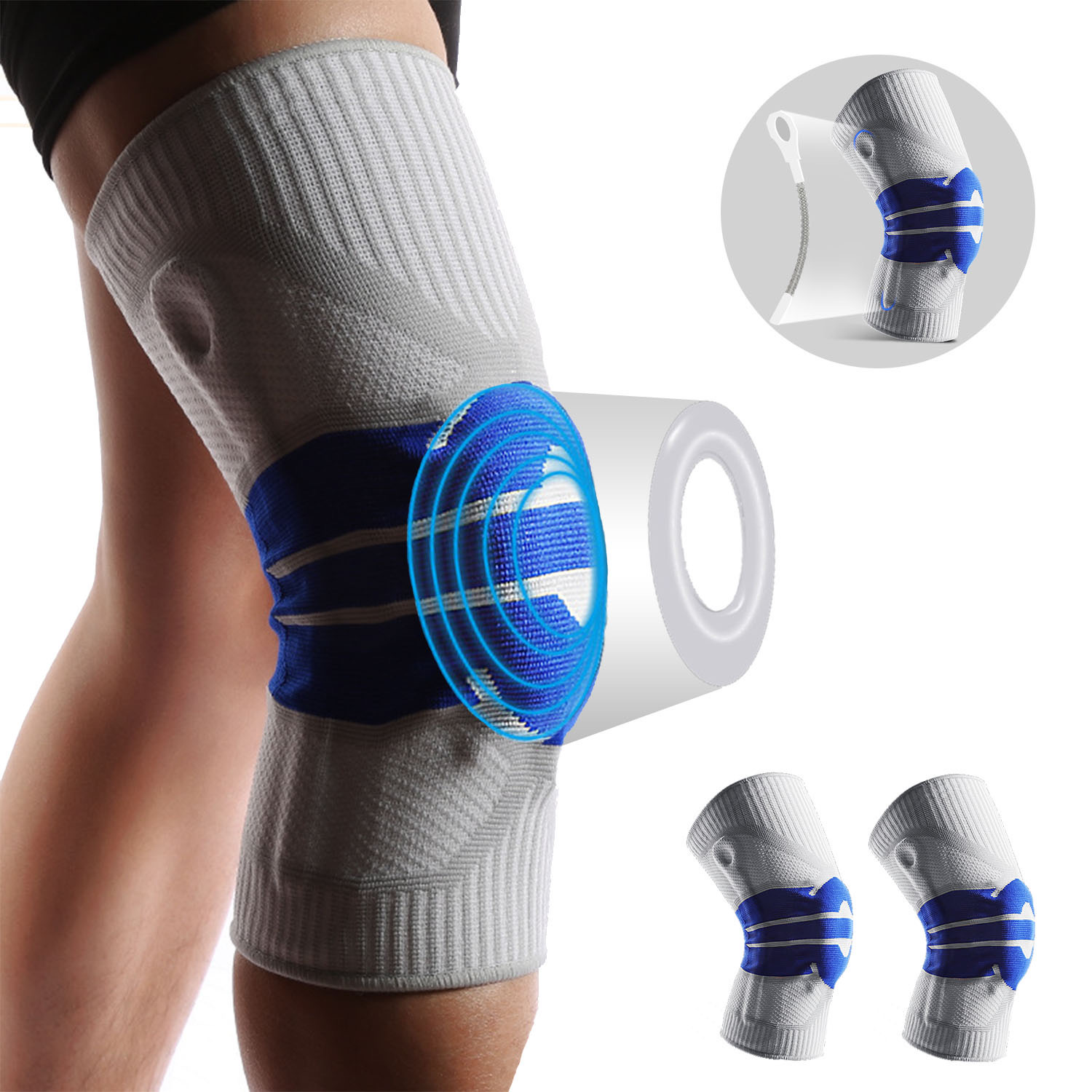 (2-Pairs) Knee Brace High Quality Medical Grade Knee Protector for Running