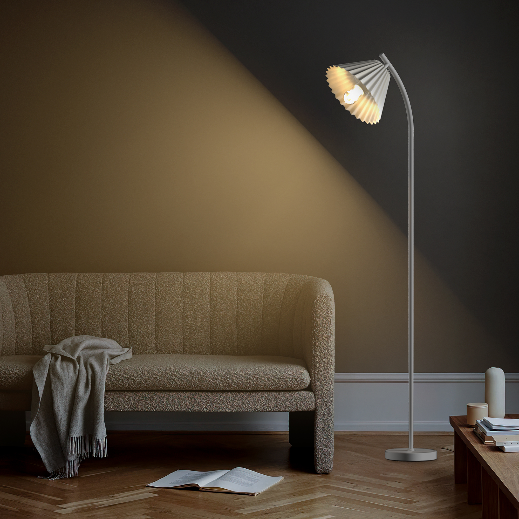 63"" Floor Lamp with Lampshade